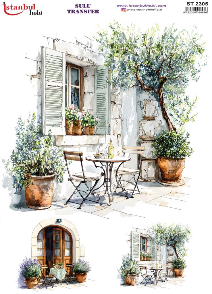 Sulu Transfer Kağıdı 25x35cm ST-2305