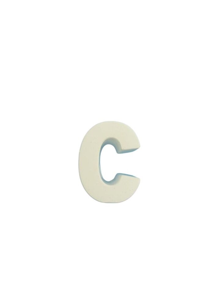 Boyanabilir Harf Obje - C - 4x3cm