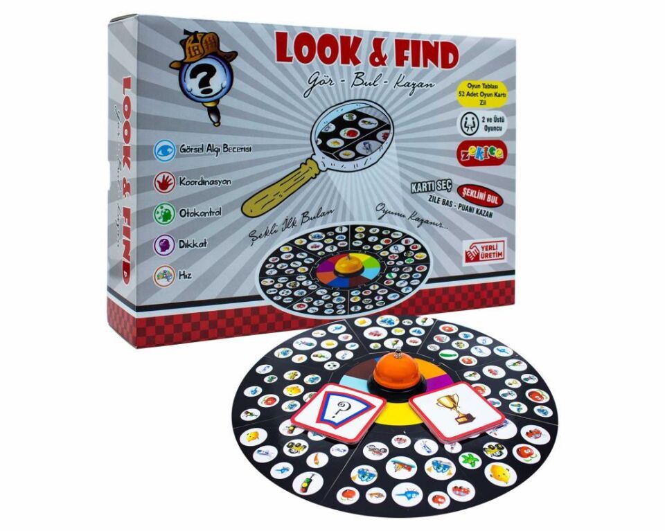 Gör Bul Kazan - Zeka Oyunu (Look&Find)
