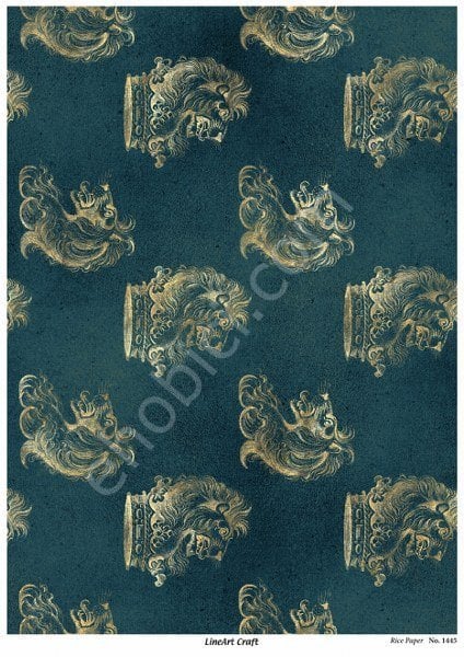 Lineart Pirinç Dekopaj Kağıdı Model - 1445