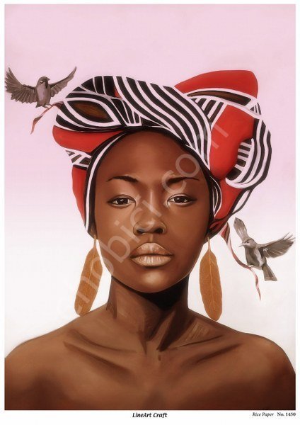 Lineart Pirinç Dekopaj Kağıdı Model - 1450