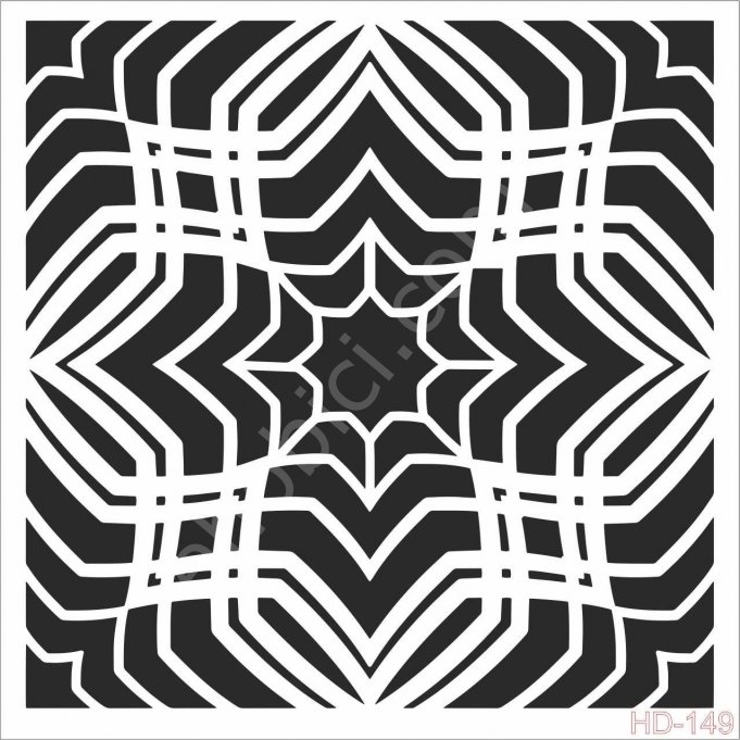 HD149 Cadence Home Dekor Stencil 45x45