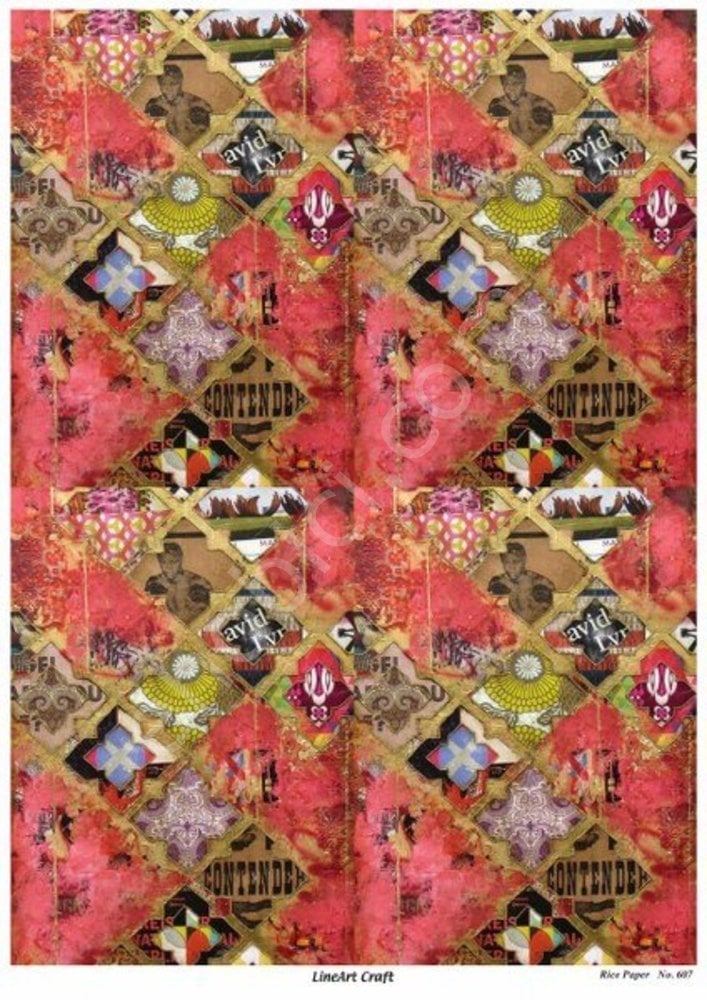 Model-607 - Pirinç Dekopaj Lineart Craft