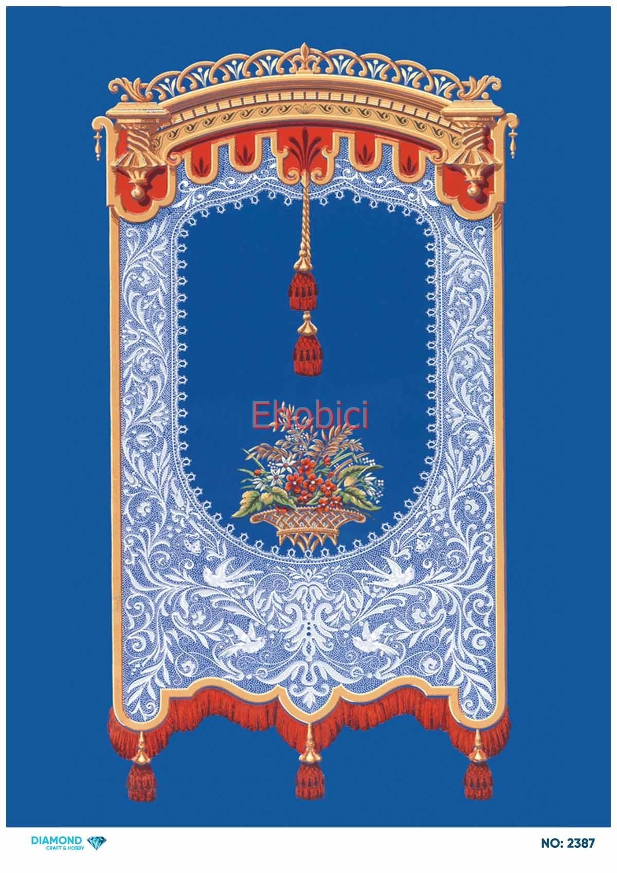 Diamond Pirinç Dekopaj Kağıdı - 2387