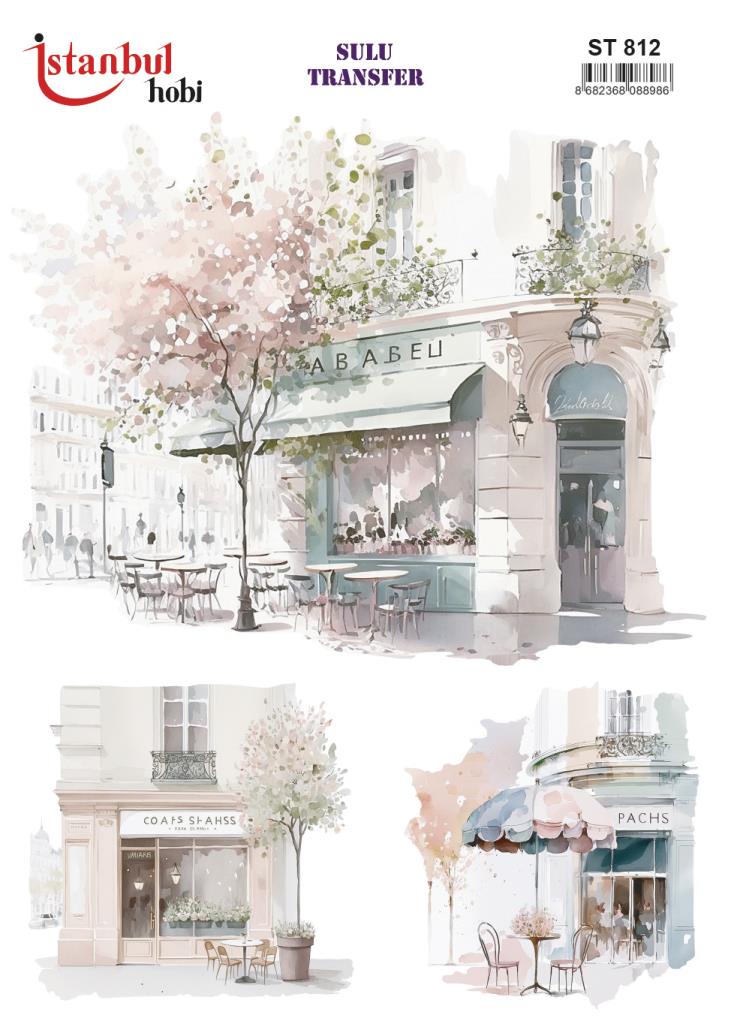 Sulu Transfer Kağıdı 25x35cm ST-812