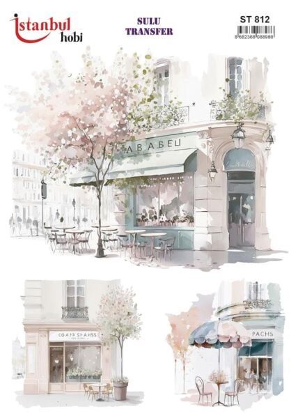 Sulu Transfer Kağıdı 25x35cm ST-812