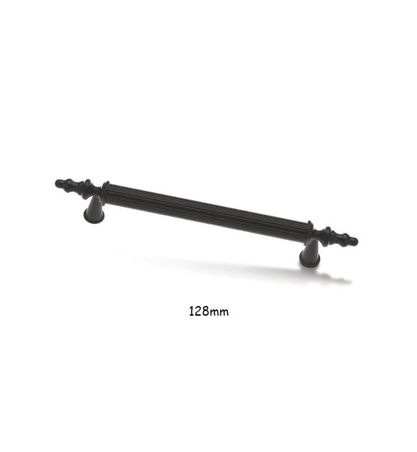 Asos Siyah Lüks Mobilya Dolap Çekmece Kulp 128mm