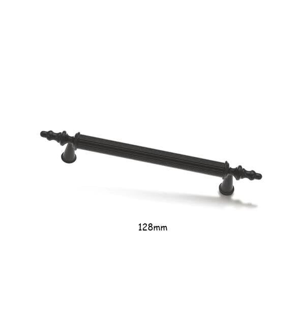 Asos Siyah Lüks Mobilya Dolap Çekmece Kulp 128mm