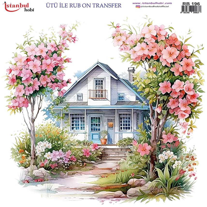 Ütü ile Rub On Transfer Kağıdı 30x30cm RB-196