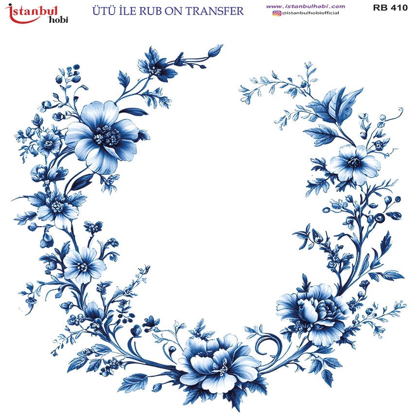 Ütü ile Rub On Transfer Kağıdı 30x30cm RB-410