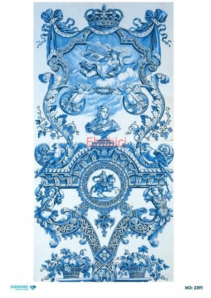 Diamond Pirinç Dekopaj Kağıdı - 2391