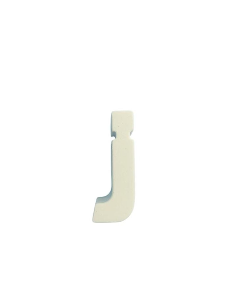 Boyanabilir Harf Obje - J - 5,2x2cm