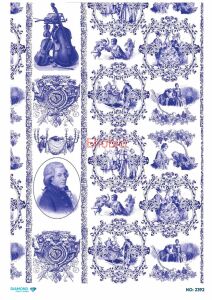 Diamond Pirinç Dekopaj Kağıdı - 2392