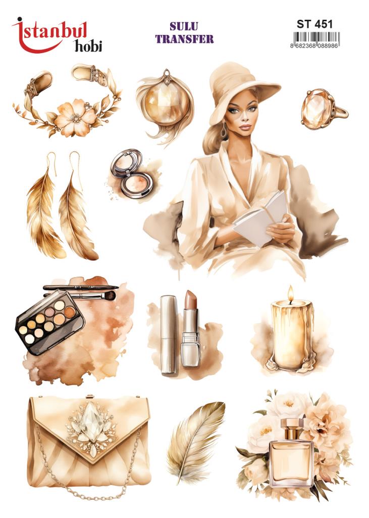 Sulu Transfer Kağıdı 25x35cm ST-451