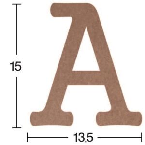 Harf Ahşap Obje 18mm - A