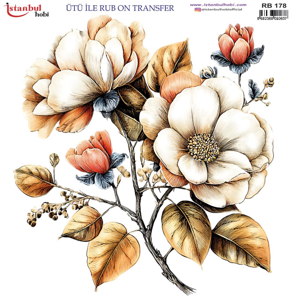 Ütü ile Rub On Transfer Kağıdı 30x30cm RB-178