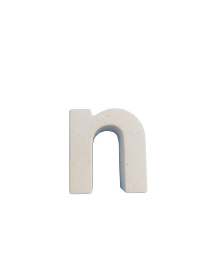 Boyanabilir Harf Obje - N - 4x3,5cm
