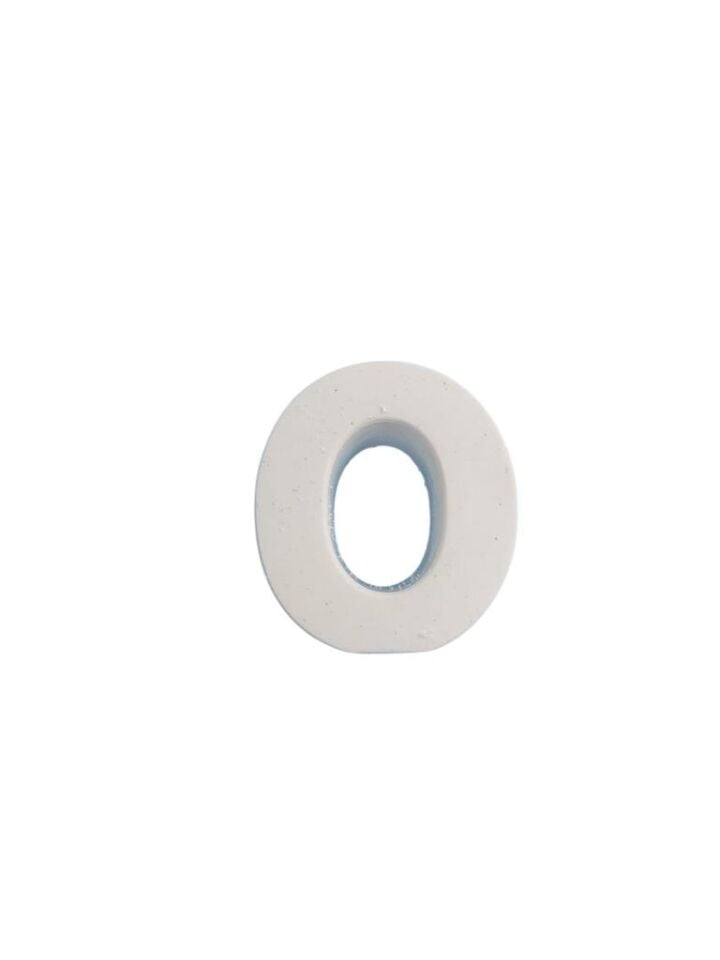 Boyanabilir Harf Obje - O - 4x3,5cm