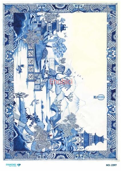 Diamond Pirinç Dekopaj Kağıdı - 2397