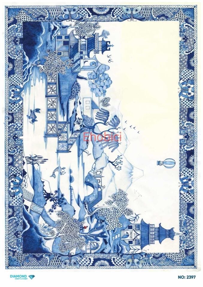 Diamond Pirinç Dekopaj Kağıdı - 2397