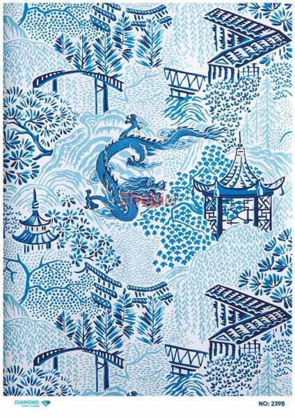 Diamond Pirinç Dekopaj Kağıdı - 2398