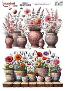 Sulu Transfer Kağıdı 25x35cm ST-1987