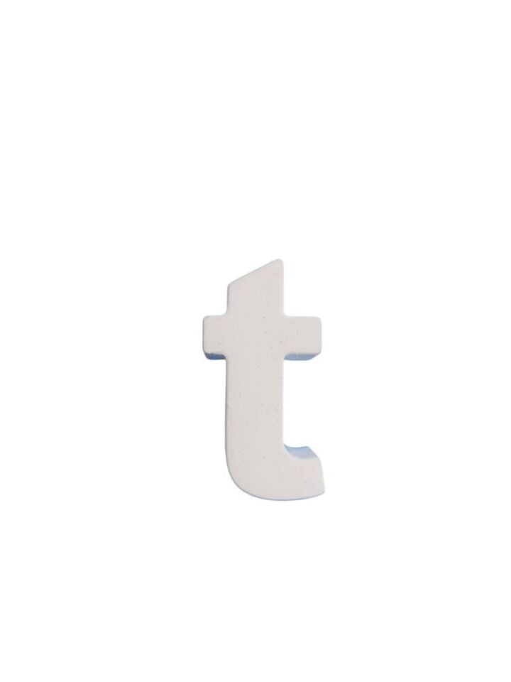 Boyanabilir Harf Obje - T - 5x2,5cm