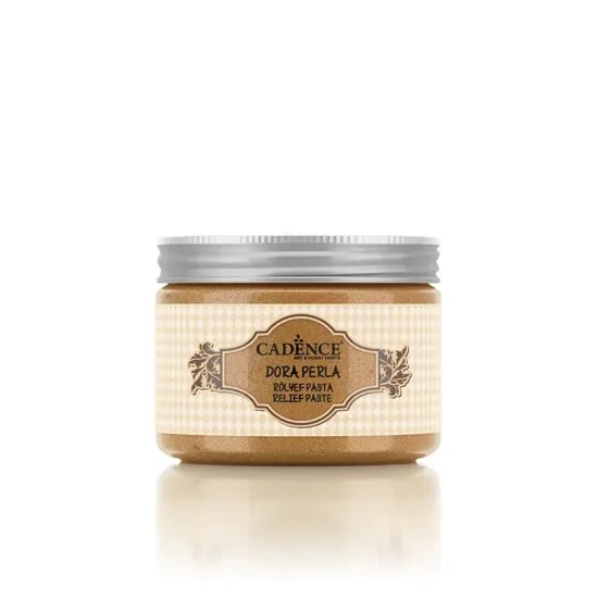 Cadence Dora Perla Rölyef Pasta DR03 Antik Altın 150ml