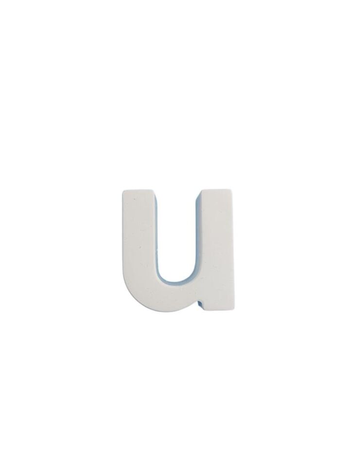 Boyanabilir Harf Obje - U - 4x3,5cm