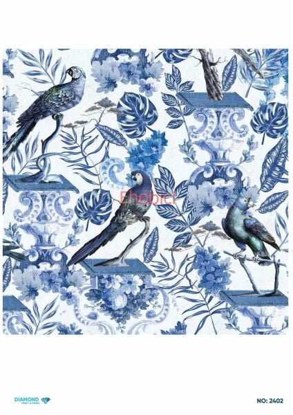 Diamond Pirinç Dekopaj Kağıdı - 2402