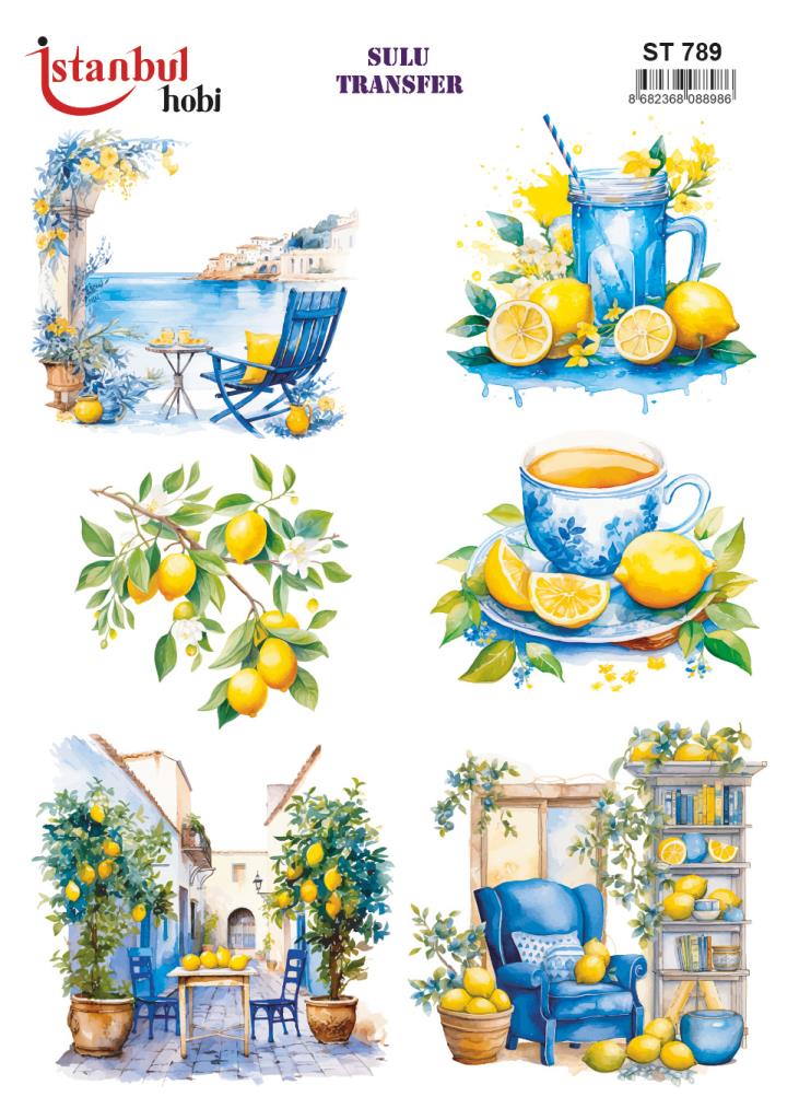 Sulu Transfer Kağıdı 25x35cm ST-789