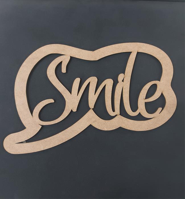 Ahşap Smile Bulut 30x21cm