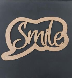 Ahşap Smile Bulut 30x21cm