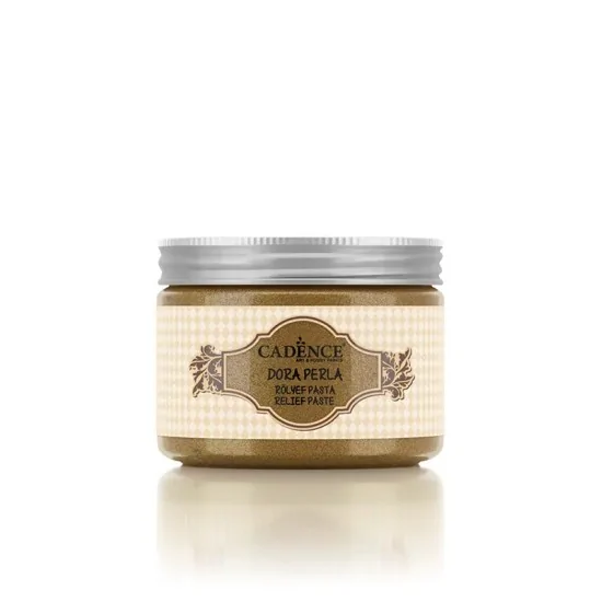 Cadence Dora Perla Rölyef Pasta DR08 Ankerit Altın 150ml