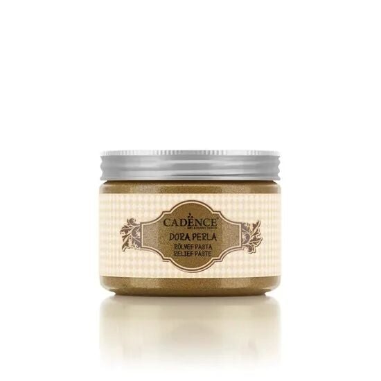 Cadence Dora Perla Rölyef Pasta DR08 Ankerit Altın 150ml