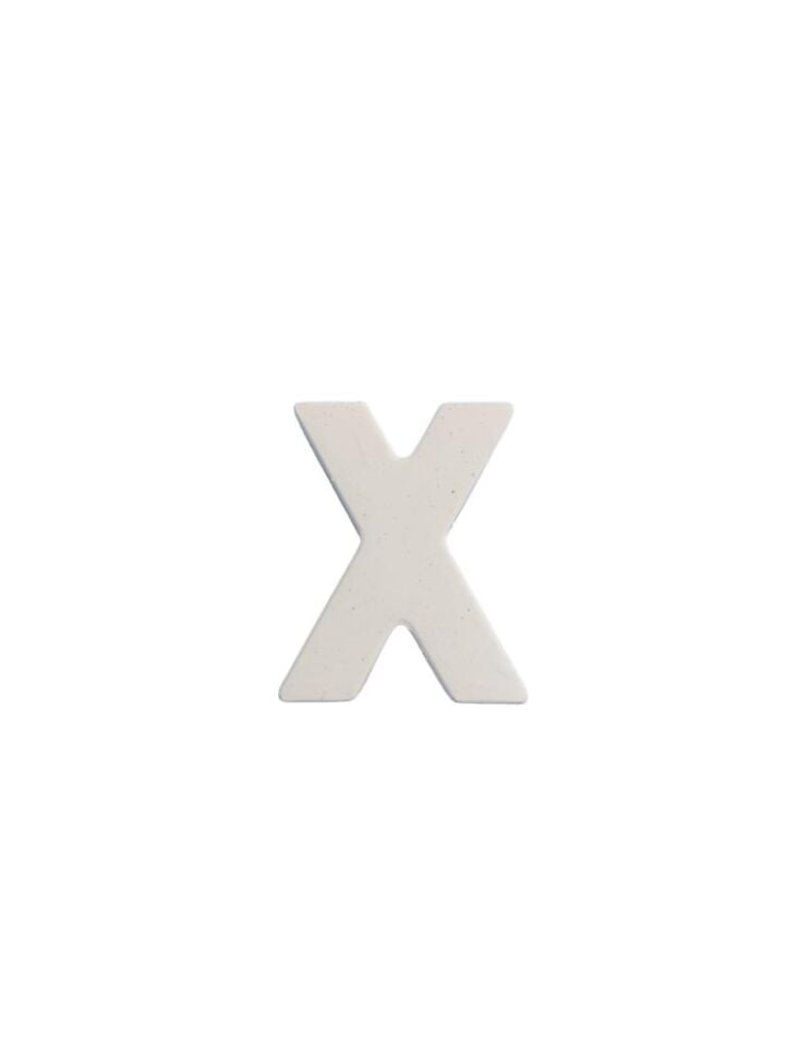 Boyanabilir Harf Obje - X - 4x3cm