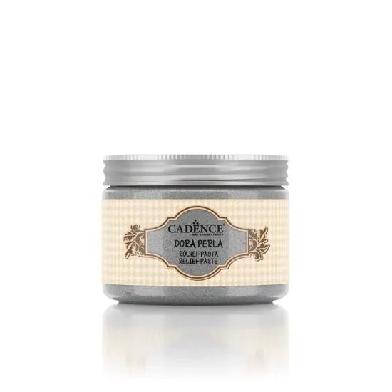 Cadence Dora Perla Rölyef Pasta DR09 Gümüş 150ml