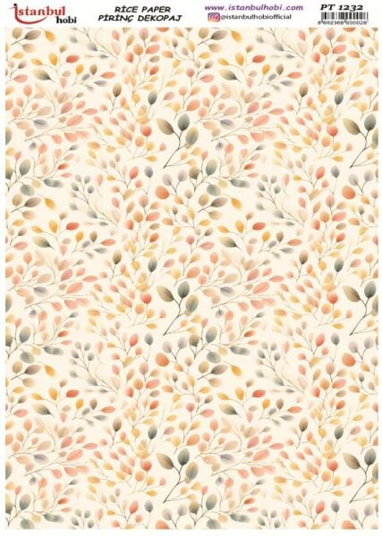 Pirinç Dekopaj Kağıdı 30x42cm PT-1232