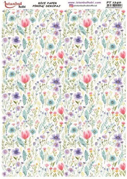 Pirinç Dekopaj Kağıdı 30x42cm PT-1240