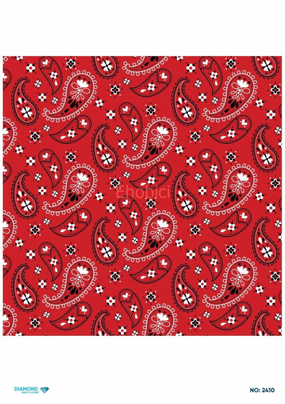 Diamond Pirinç Dekopaj Kağıdı - 2410