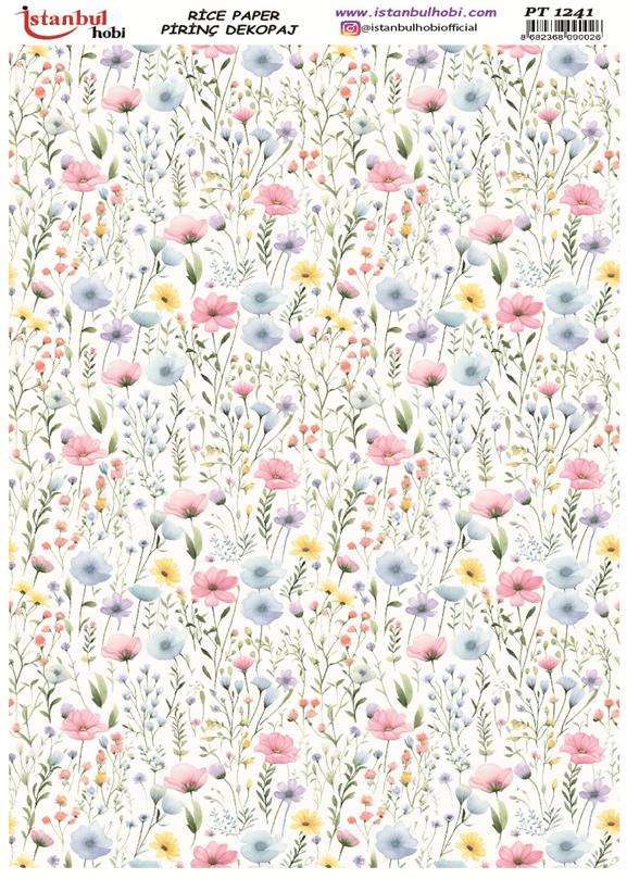 Pirinç Dekopaj Kağıdı 30x42cm PT-1241