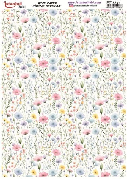 Pirinç Dekopaj Kağıdı 30x42cm PT-1241