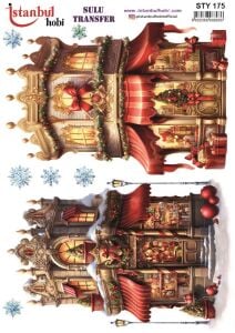 Yılbaşı Sulu Transfer 25x35cm STY175