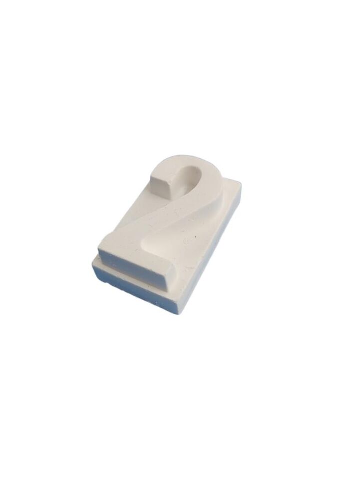Boyanabilir Rakam Obje - 2 - (İki) 4,5x2,7cm