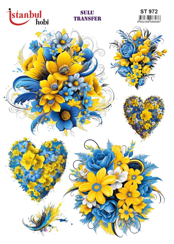 Sulu Transfer Kağıdı 25x35cm ST-972