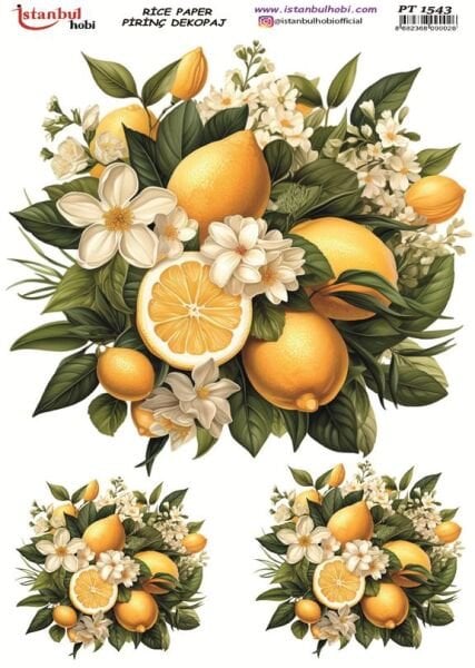 Pirinç Dekopaj Kağıdı 30x42cm PT-1543
