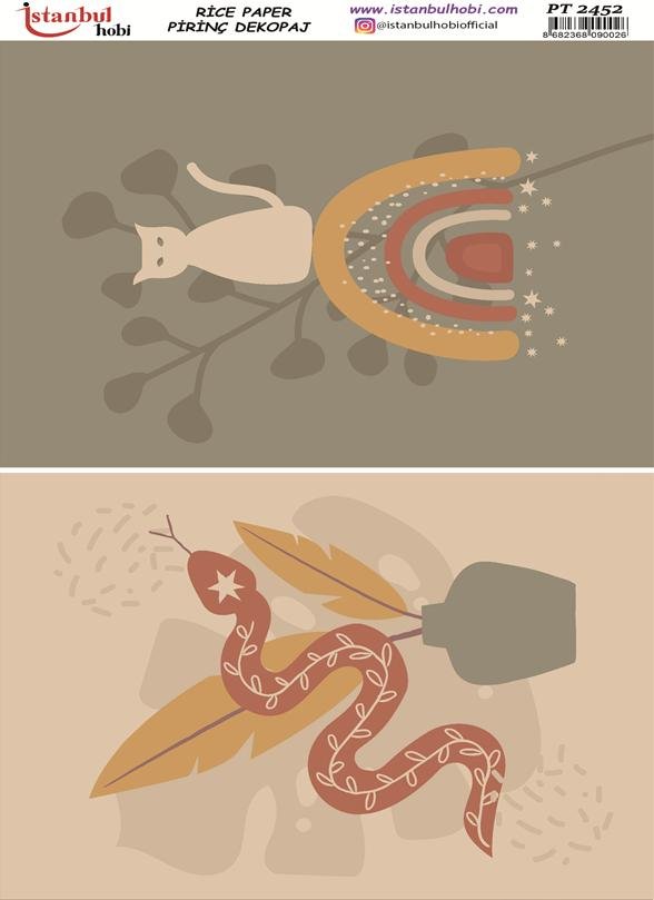 Pirinç Dekopaj Kağıdı 30x42cm PT-2452