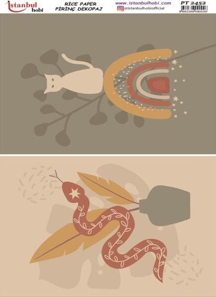 Pirinç Dekopaj Kağıdı 30x42cm PT-2452