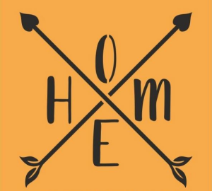 Yazı Desenler Stencil Şablon (20x20) YZ-287