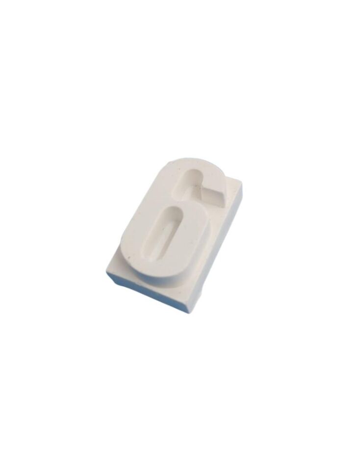 Boyanabilir Rakam Obje - 6 - (Altı) 4,5x2,7cm